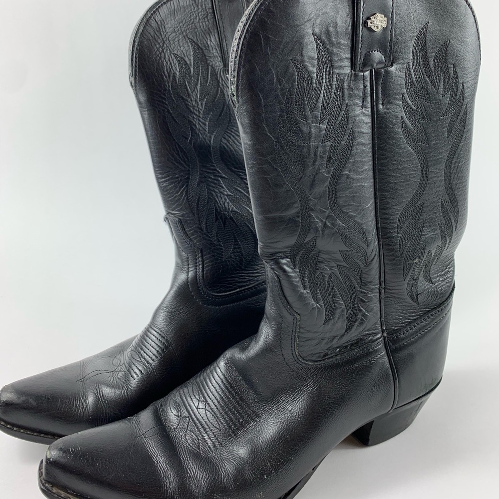 Harley Davidson Women's Leather Cowboy boots 6
